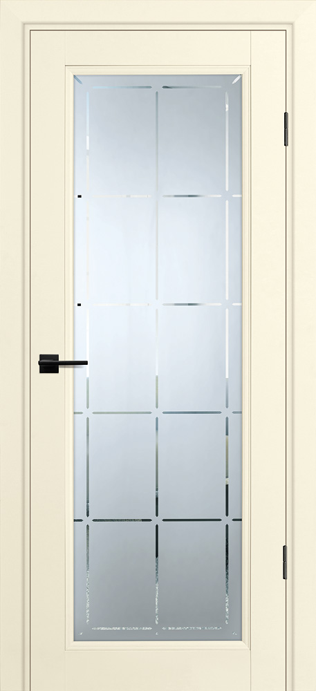 Двери ЭКОШПОН, ПВХ PROFILO PORTE PSU-35 со стеклом Магнолия размер 200 х 70 см. артикул F0000095766