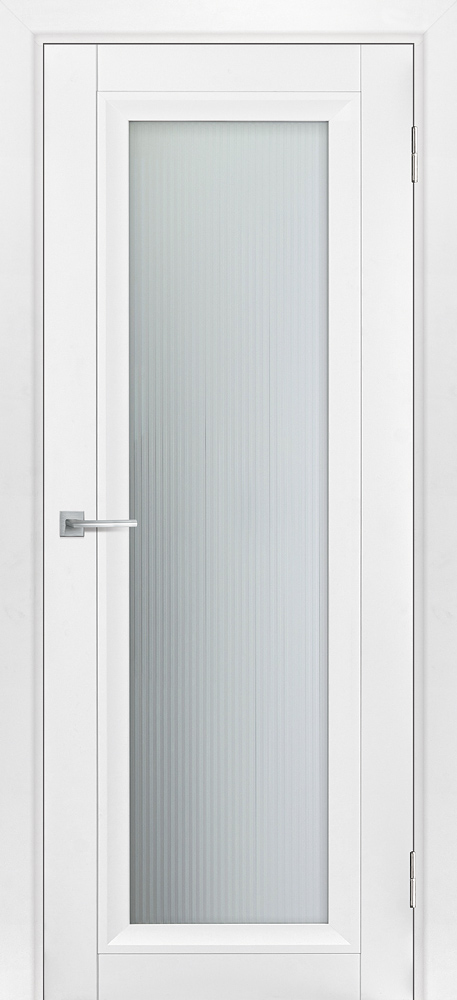 Двери ЭКОШПОН, ПВХ МАРИАМ ТЕХНО-711 со стеклом Белоснежный размер 200 х 80 см. артикул F0000104019